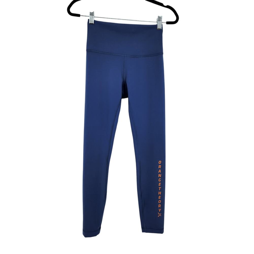 Lululemon Cerulean Blue Wunder Train High Rise 28" Leggings Size 4